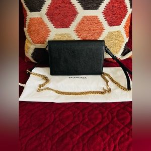 AUTHENTIC Balenciaga Wallet on Chain / Crossbody Bag